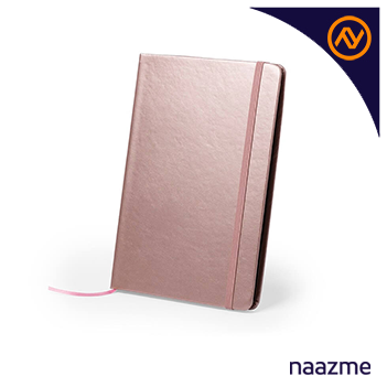 Promotional PU A5 Notepad In Metallic  Color JNNB-02 1